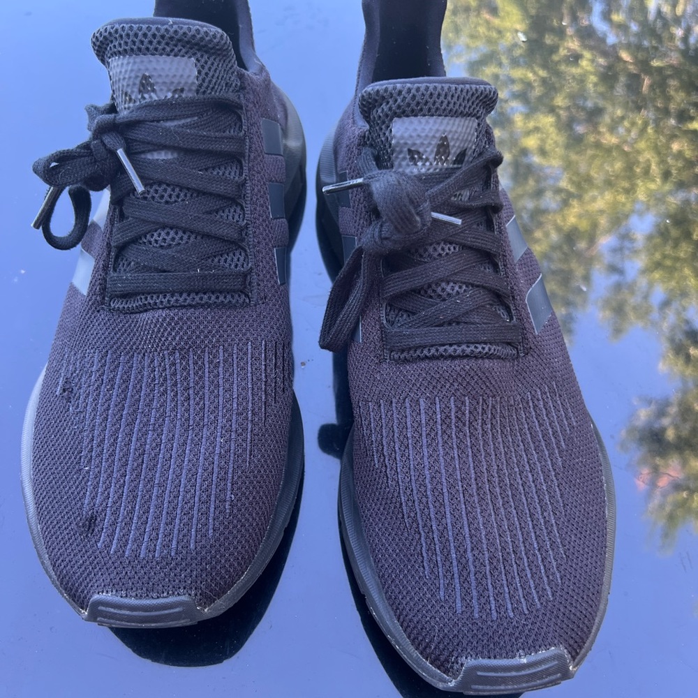 Black Adidas size 13.
